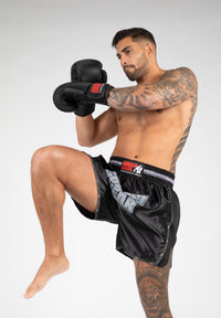 Gorilla Wear Piru Muay Thai Shorts, black
