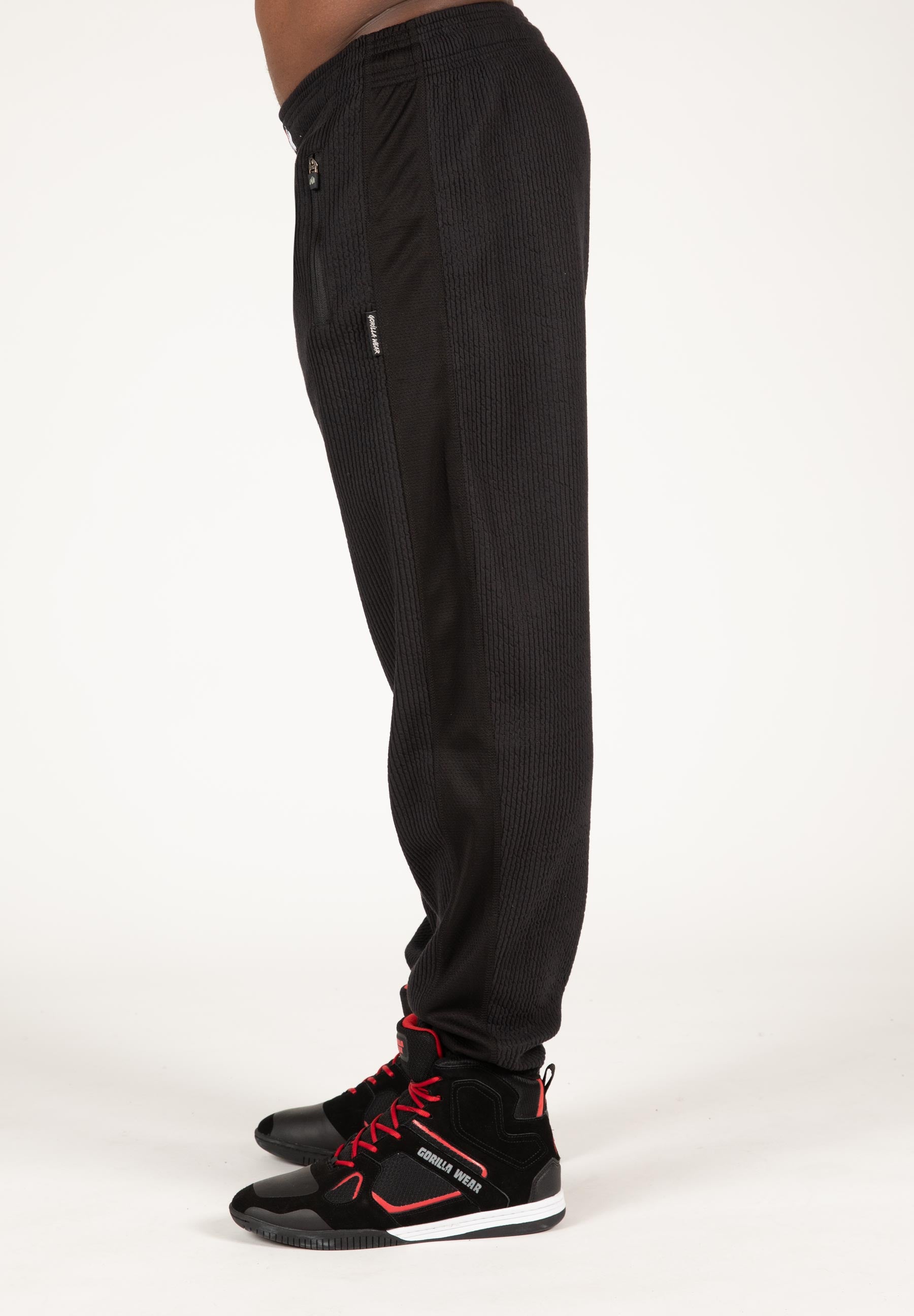 Gorilla Wear Augustine Old School Pants, black/red