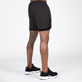 Gorilla Wear Modesto 2-In-1 Shorts, black