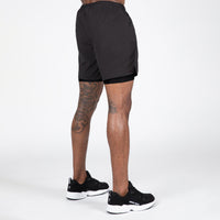 Gorilla Wear Modesto 2-In-1 Shorts, black