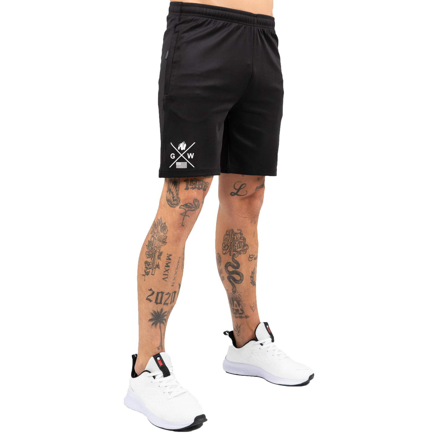 Gorilla Wear Vernon Track Shorts, black