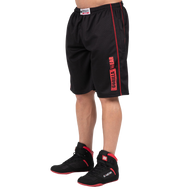 Gorilla Wear Wallace Mesh Shorts, black/red