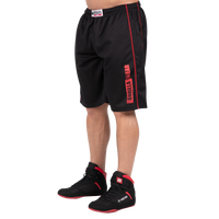Gorilla Wear Wallace Mesh Shorts, black/red