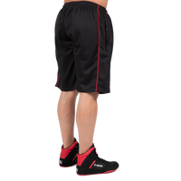 Gorilla Wear Wallace Mesh Shorts, black/red