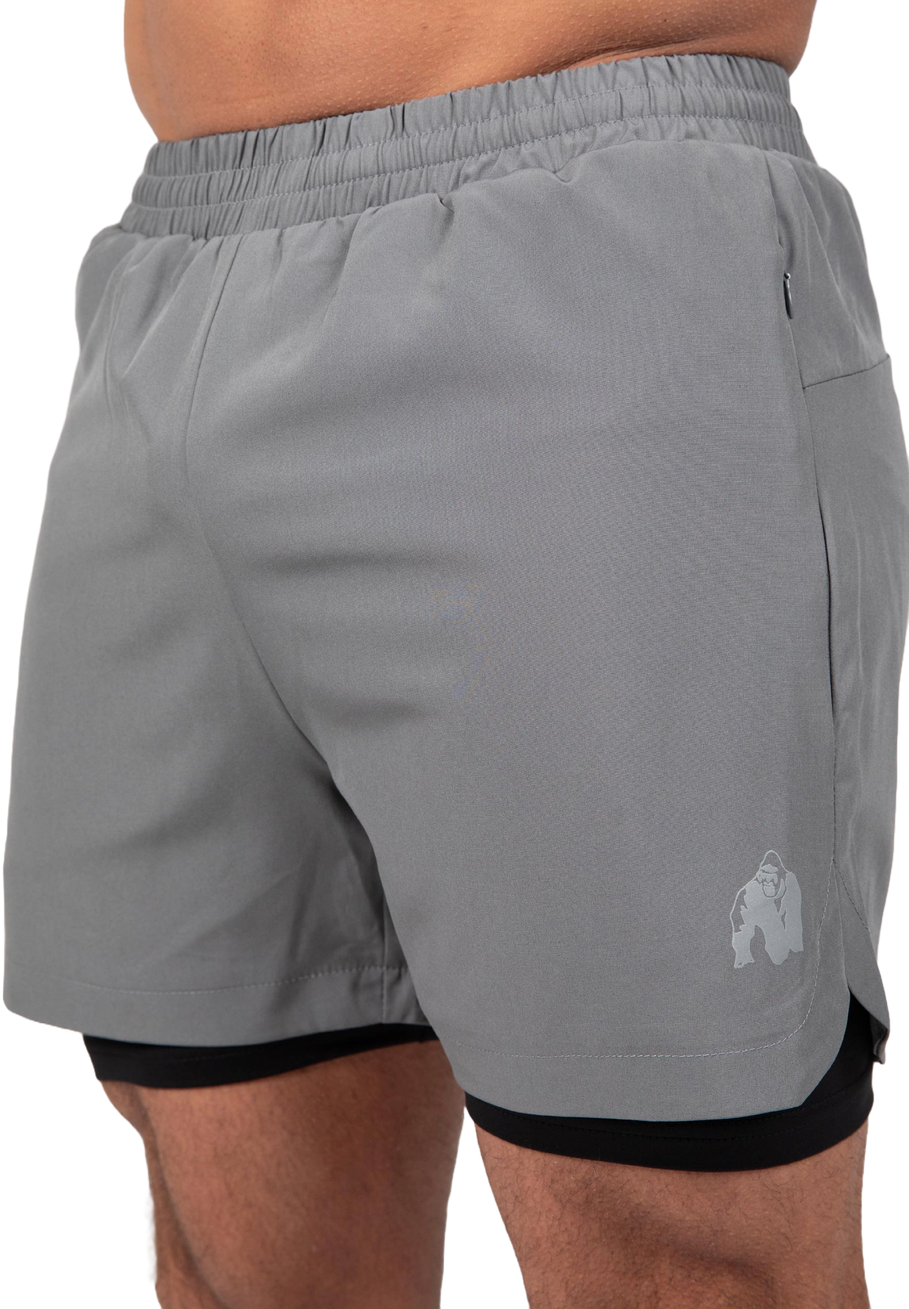 Gorilla Wear Cortez 2-In-1 Shorts, anthracite