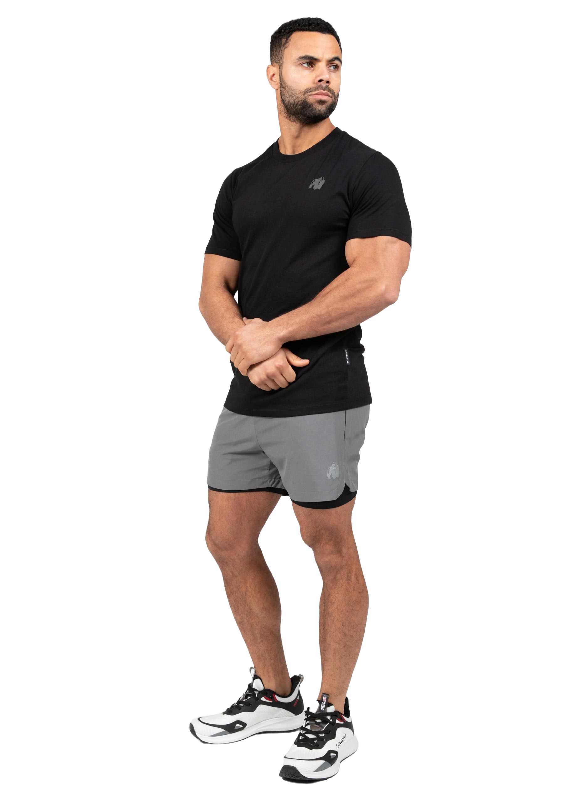 Gorilla Wear Cortez 2-In-1 Shorts, anthracite