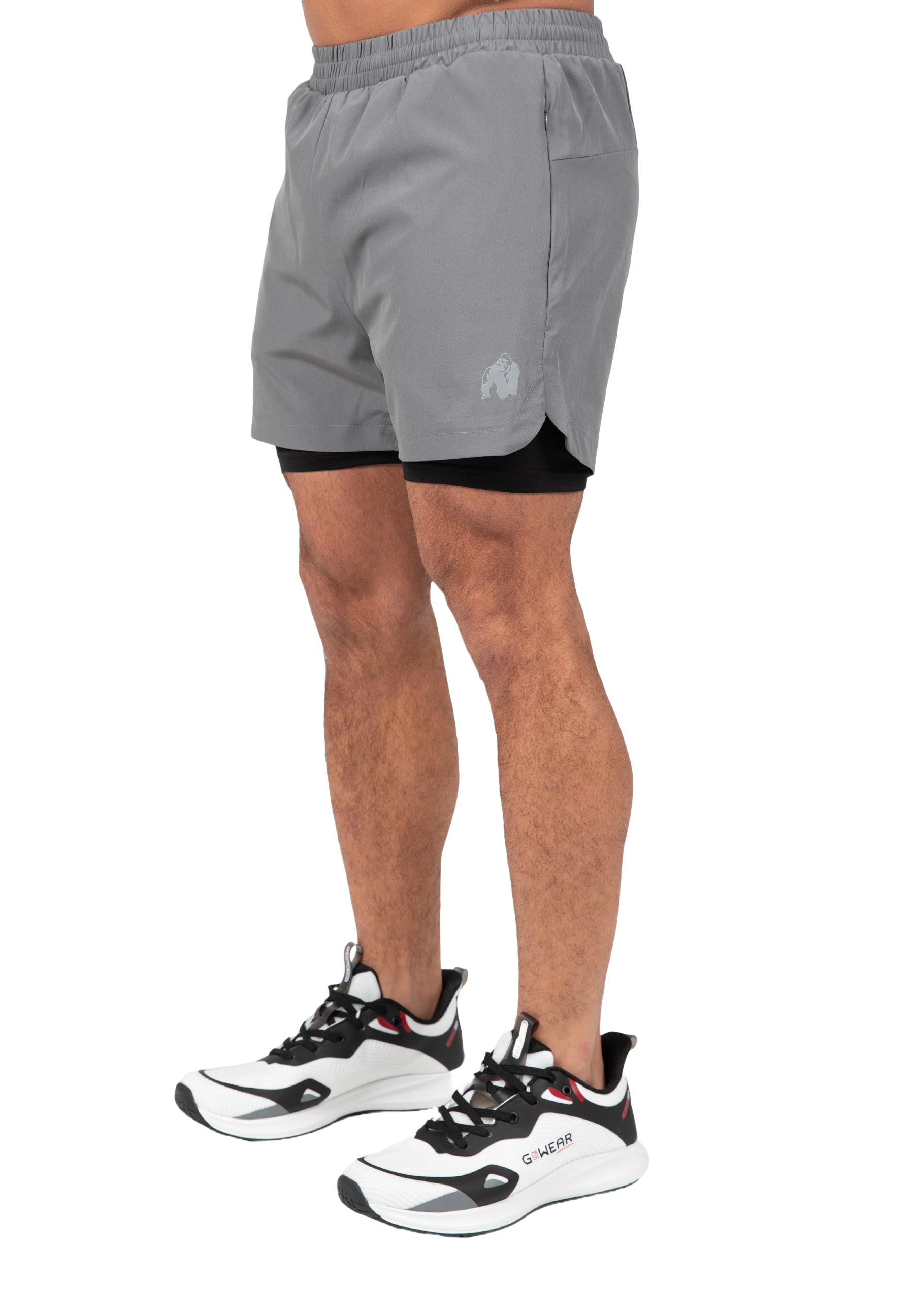 Gorilla Wear Cortez 2-In-1 Shorts, anthracite