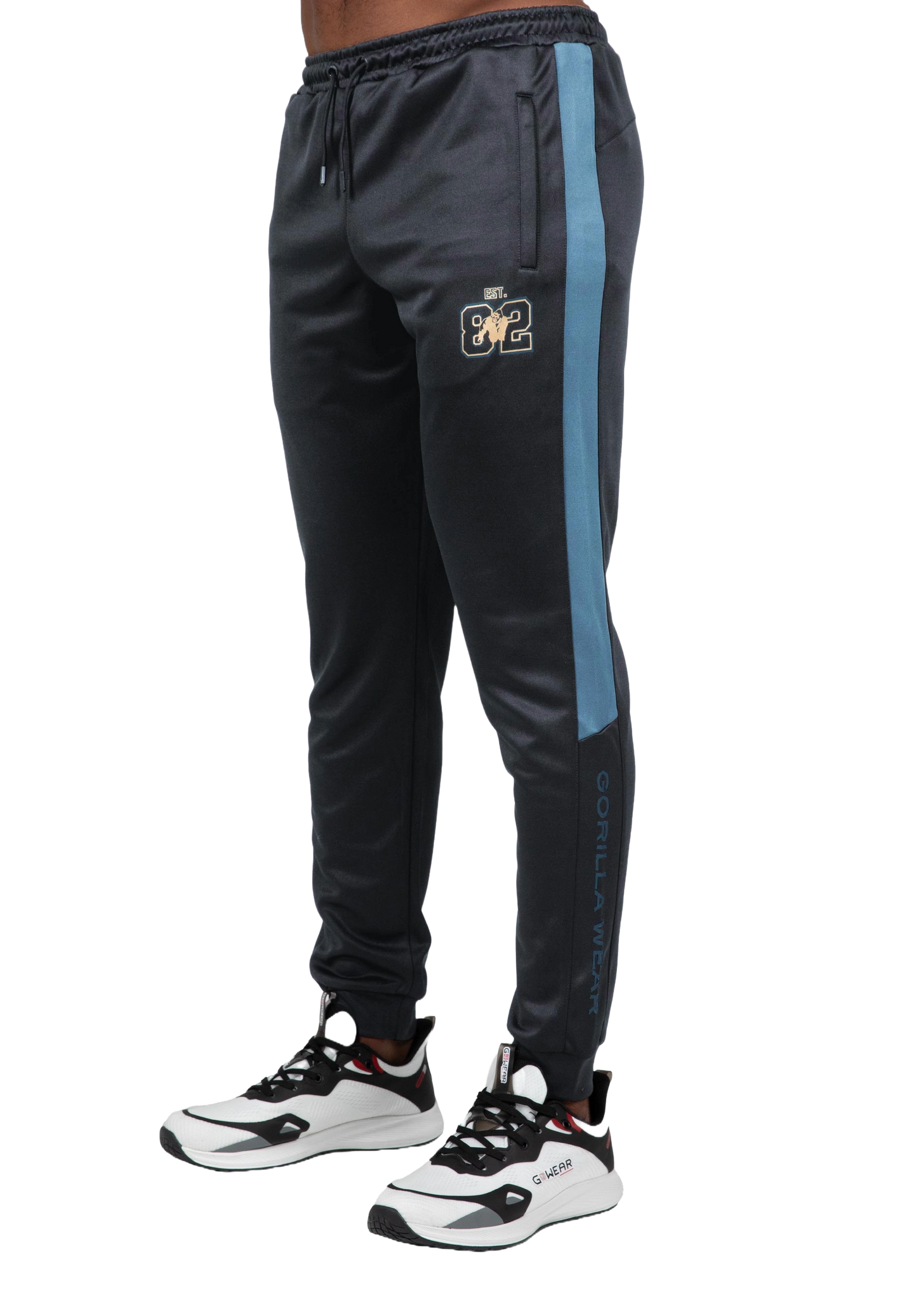 Gorilla Wear Devon Training Pants, grey/blue