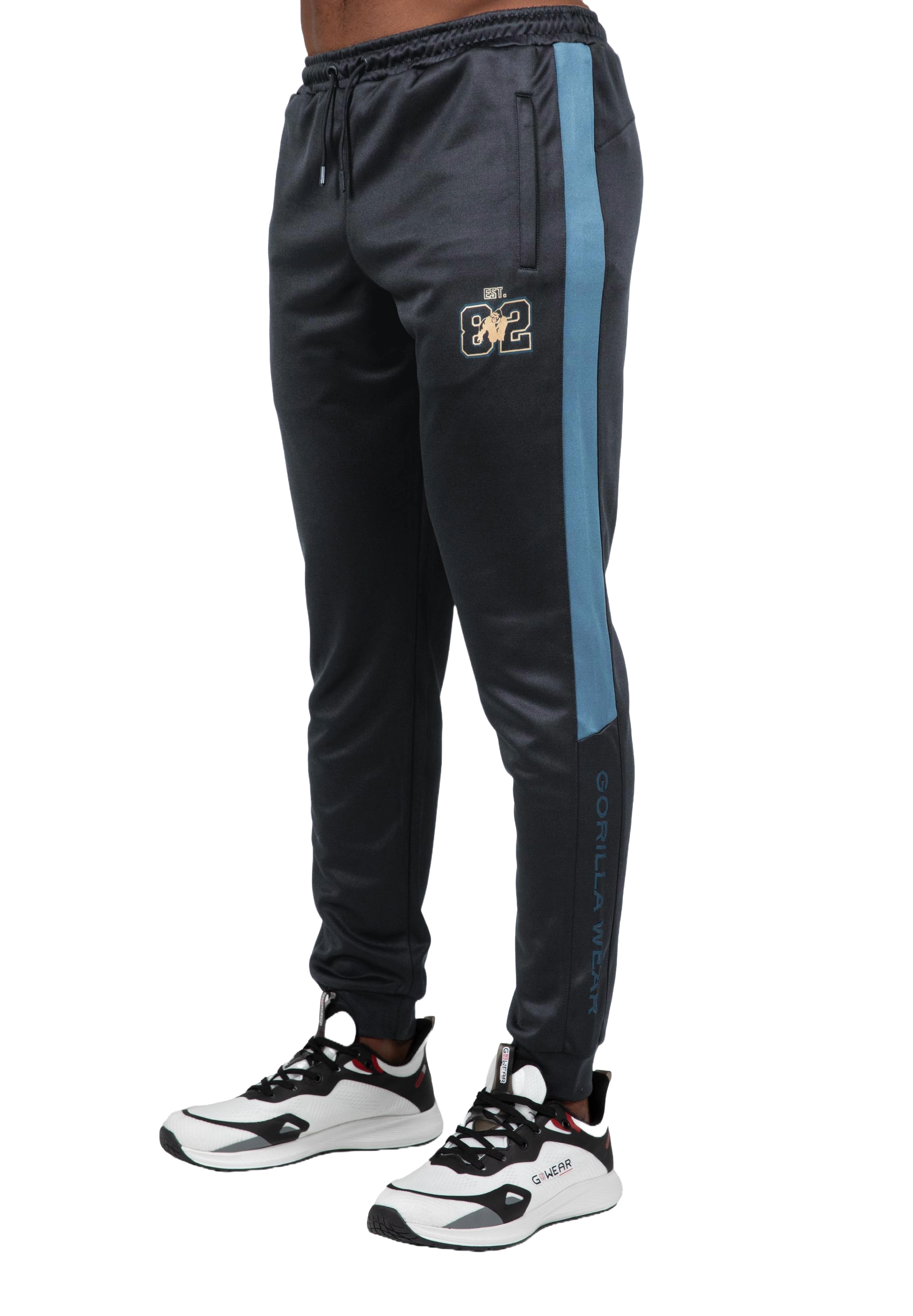 Gorilla Wear Devon Training Pants, grey/blue