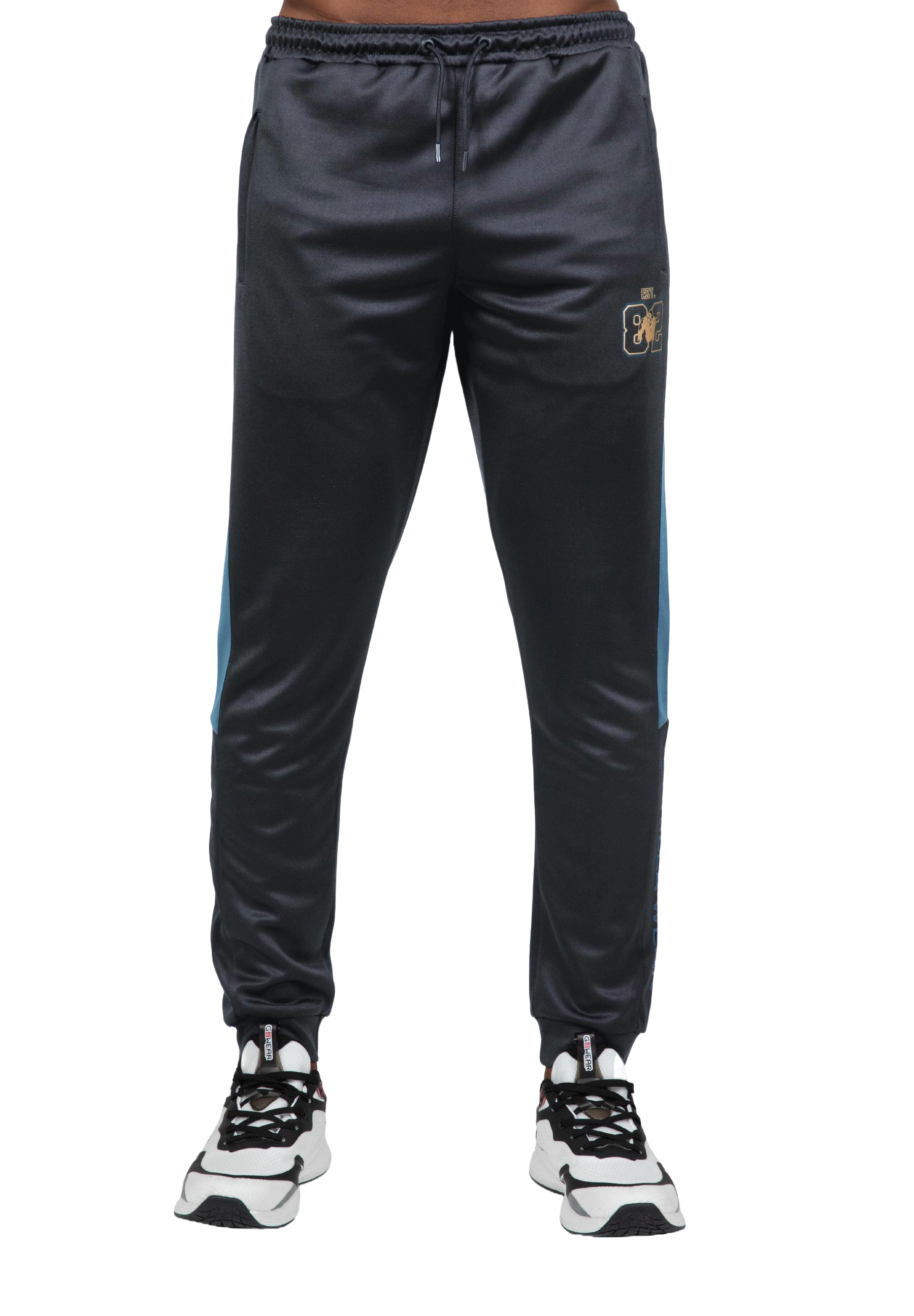 Gorilla Wear Devon Training Pants, grey/blue