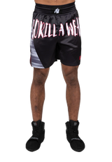 Gorilla Wear Clayton Boxing Shorts, black/red