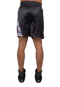 Gorilla Wear Clayton Boxing Shorts, black/red