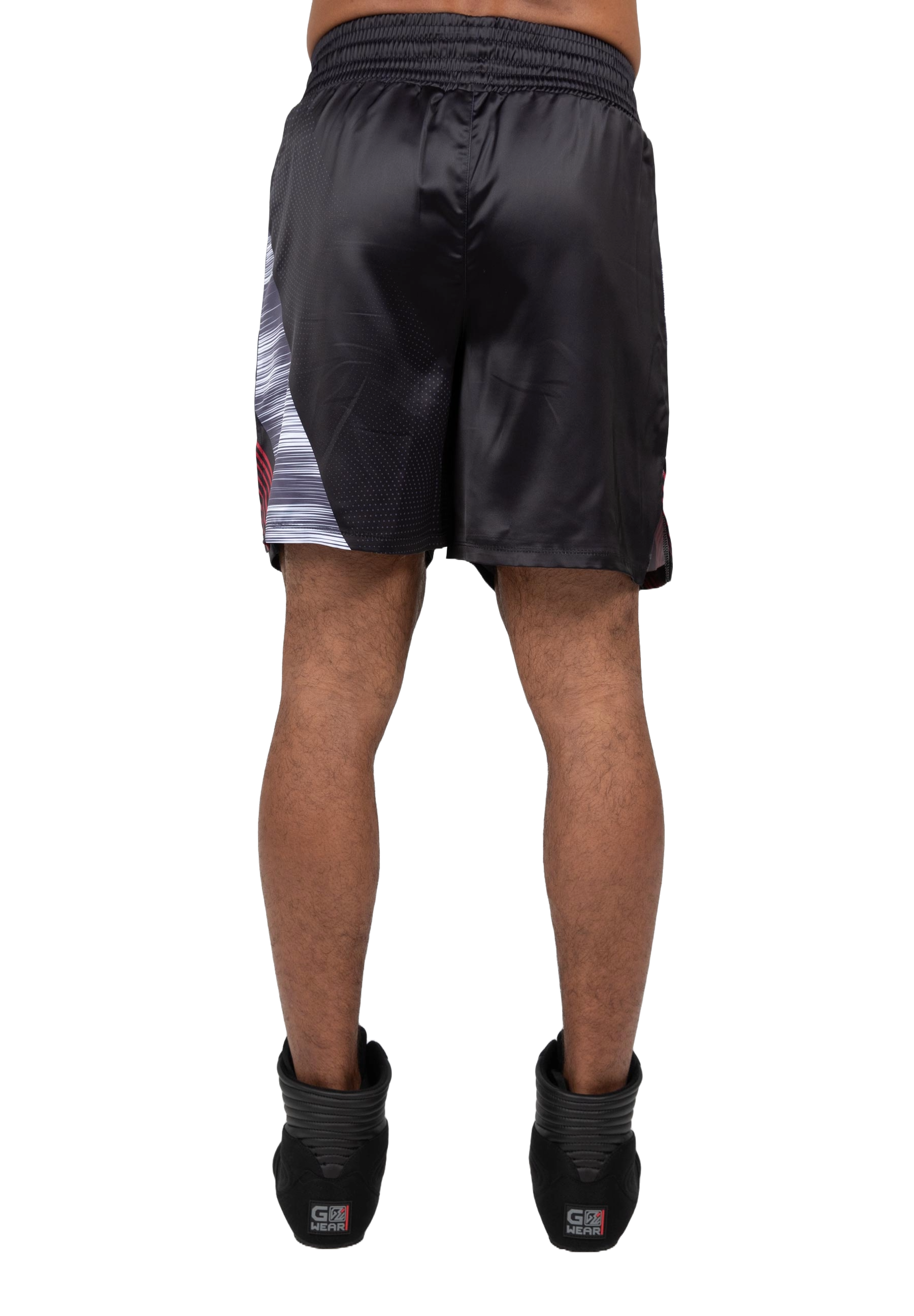 Gorilla Wear Clayton Boxing Shorts, black/red