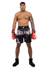 Gorilla Wear Clayton Boxing Shorts, black/red