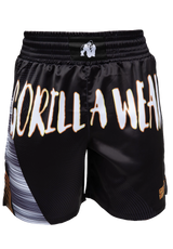Gorilla Wear Clayton Boxing Shorts, black/gold