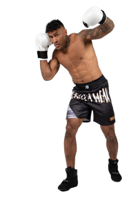 Gorilla Wear Clayton Boxing Shorts, black/gold