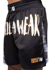 Gorilla Wear Clayton Boxing Shorts, black/gold
