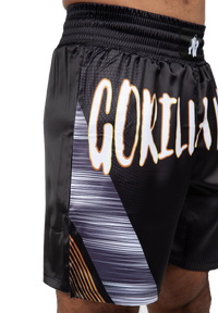 Gorilla Wear Clayton Boxing Shorts, black/gold