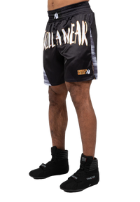 Gorilla Wear Clayton Boxing Shorts, black/gold