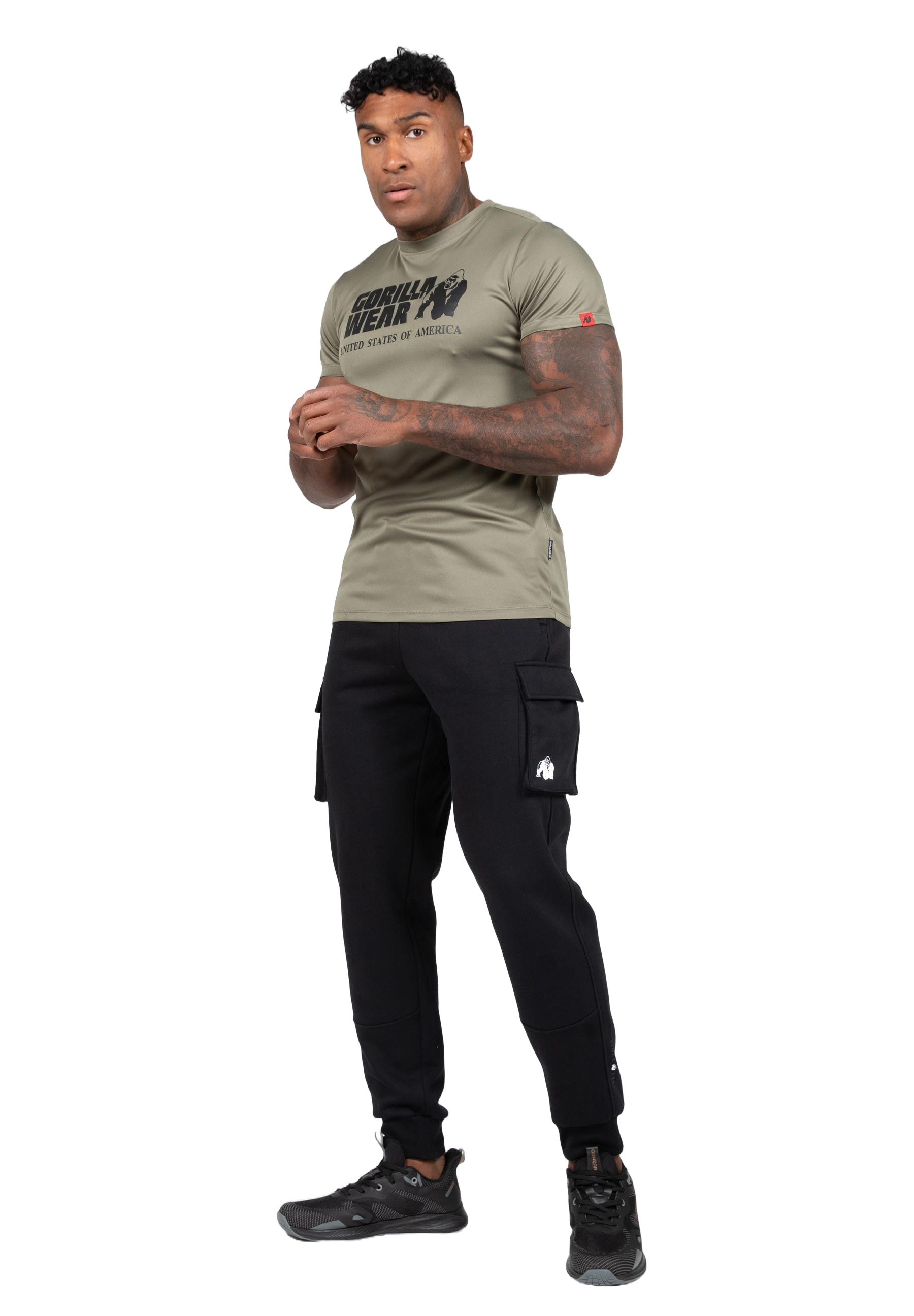 Gorilla Wear Hudson Cargo Sweatpants, black