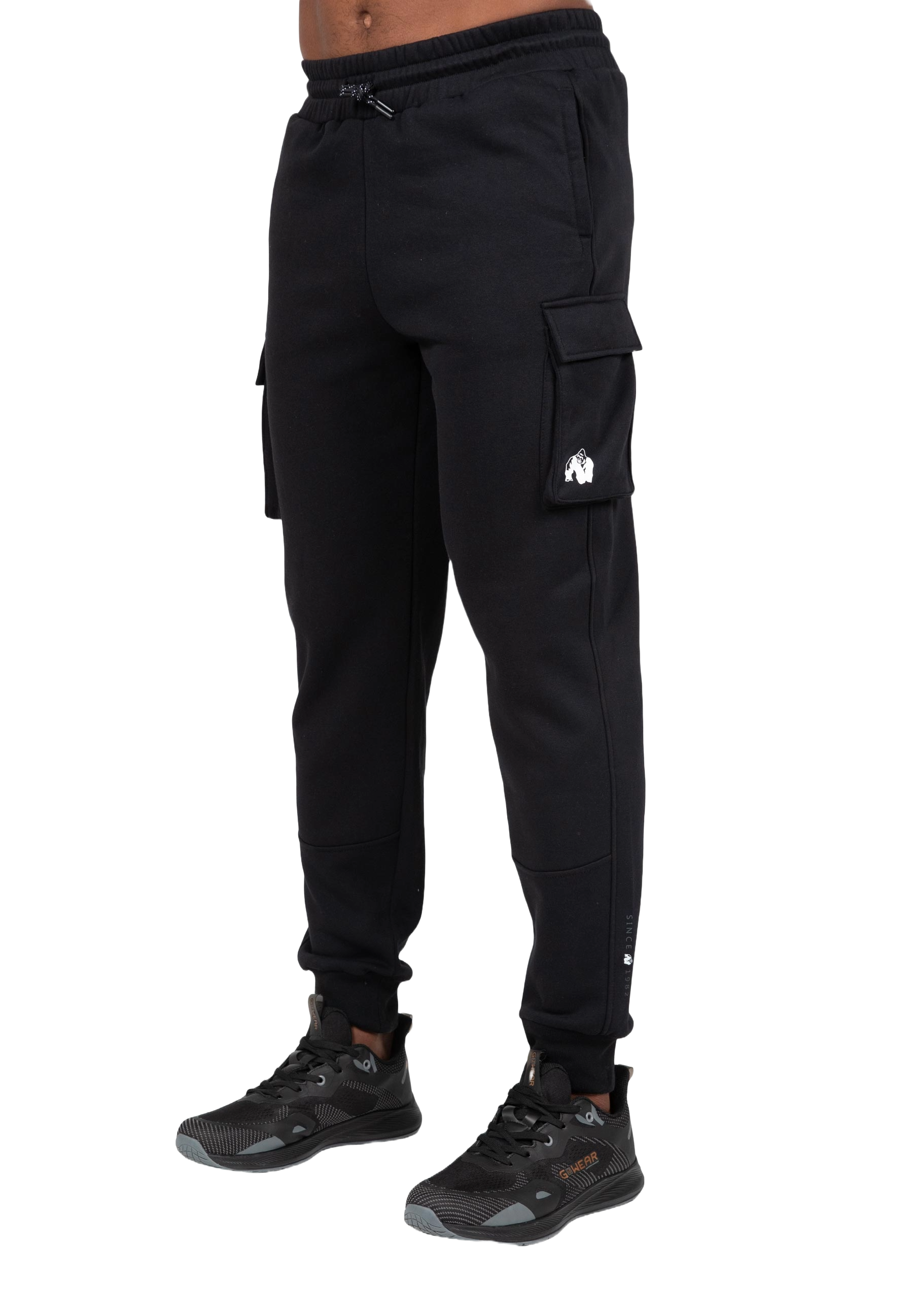 Gorilla Wear Hudson Cargo Sweatpants, black