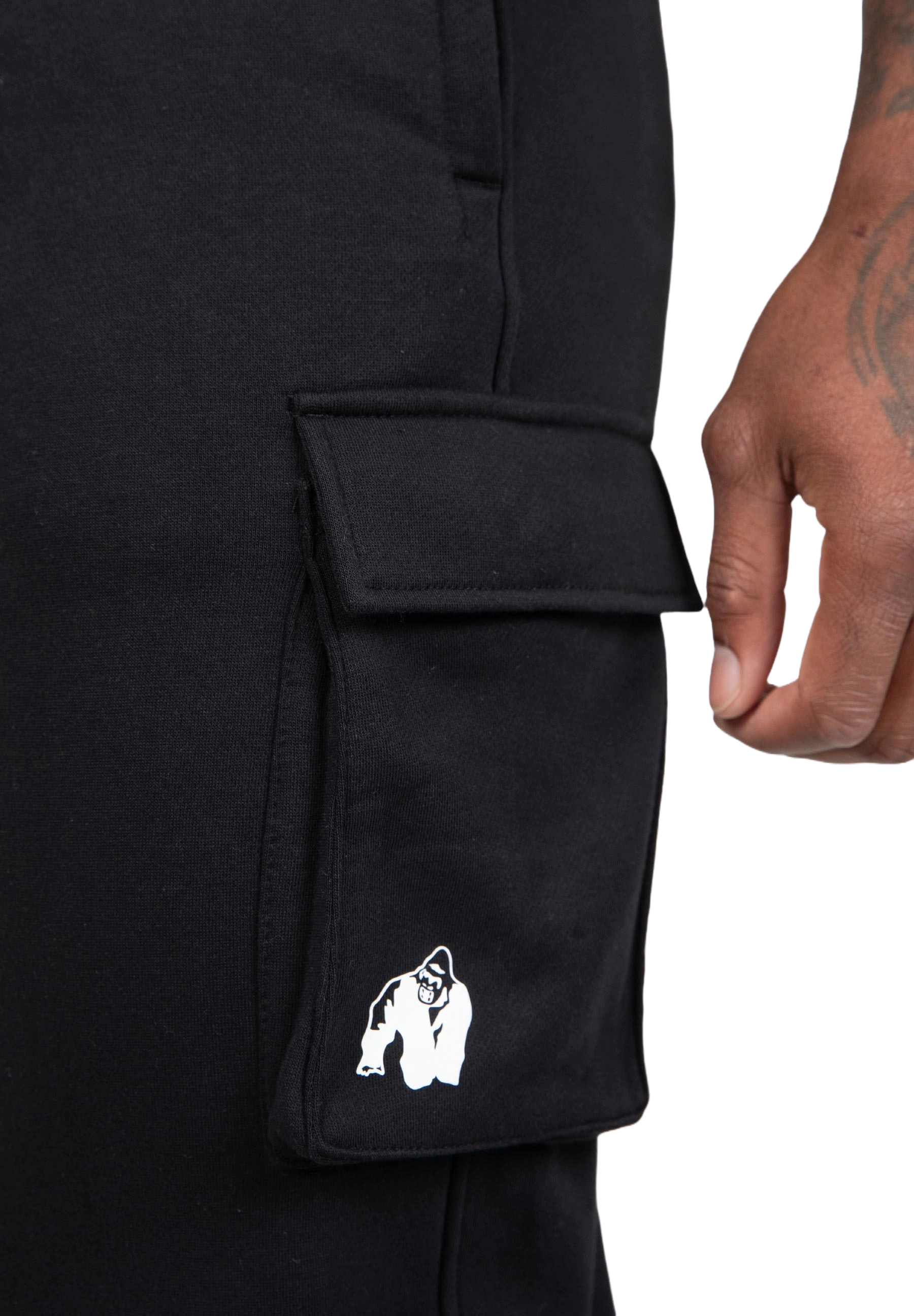 Gorilla Wear Hudson Cargo Sweatpants, black