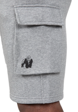 Gorilla Wear Hudson Cargo Sweat Shorts, grey melange