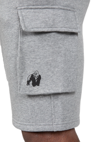 Gorilla Wear Hudson Cargo Sweat Shorts, grey melange
