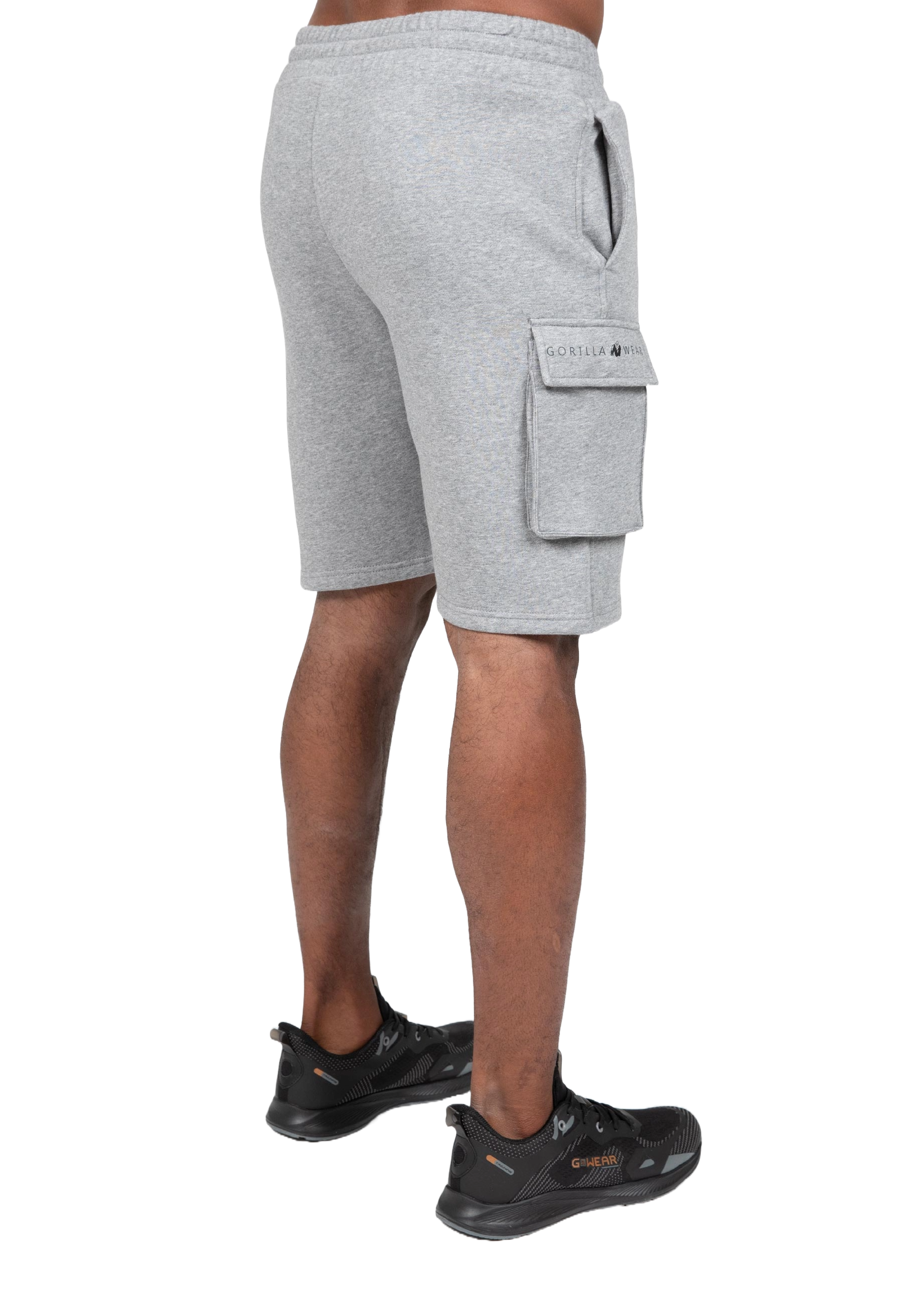 Gorilla Wear Hudson Cargo Sweat Shorts, grey melange
