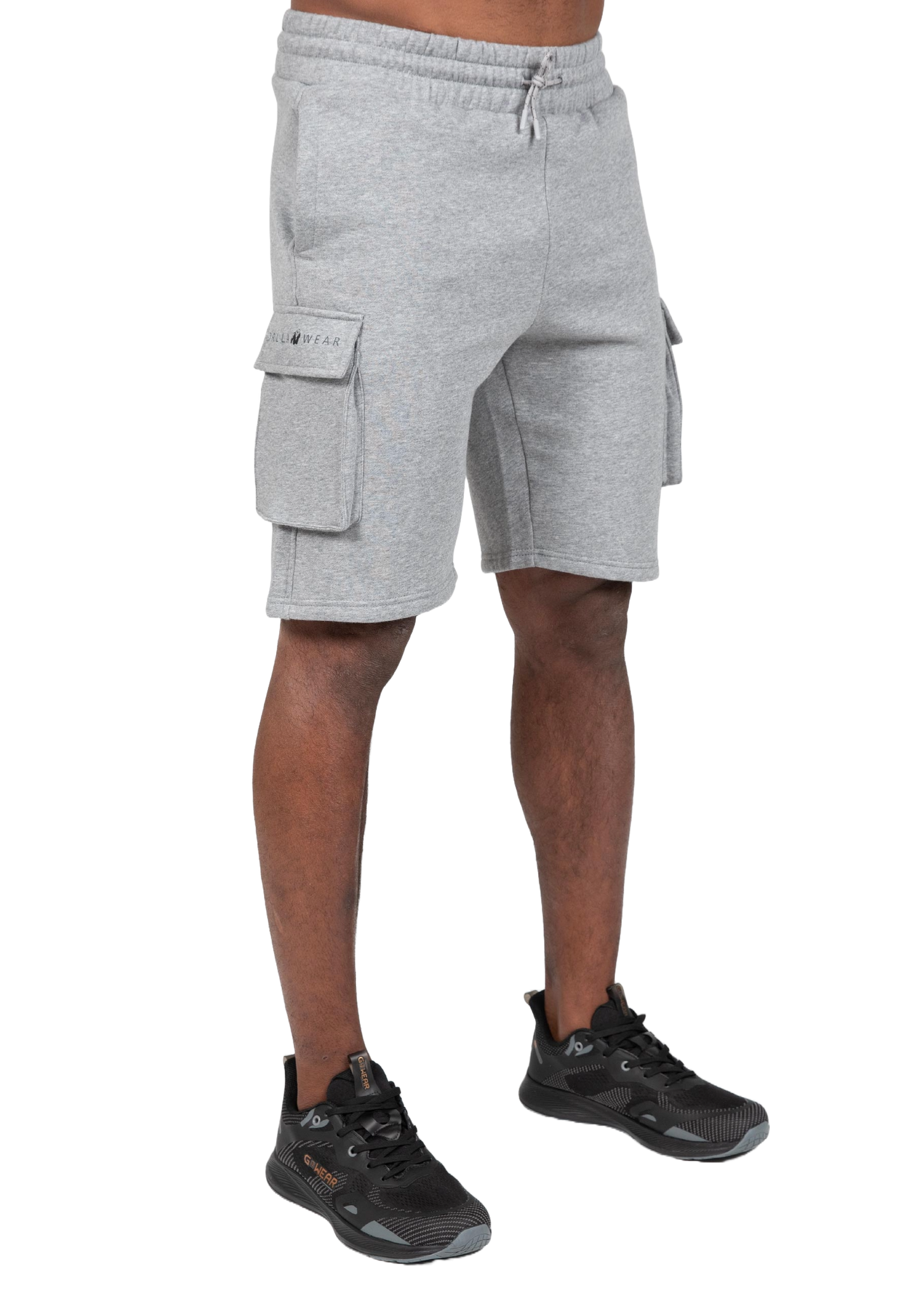 Gorilla Wear Hudson Cargo Sweat Shorts, grey melange