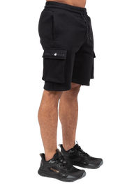 Gorilla Wear Hudson Cargo Sweat Shorts, black
