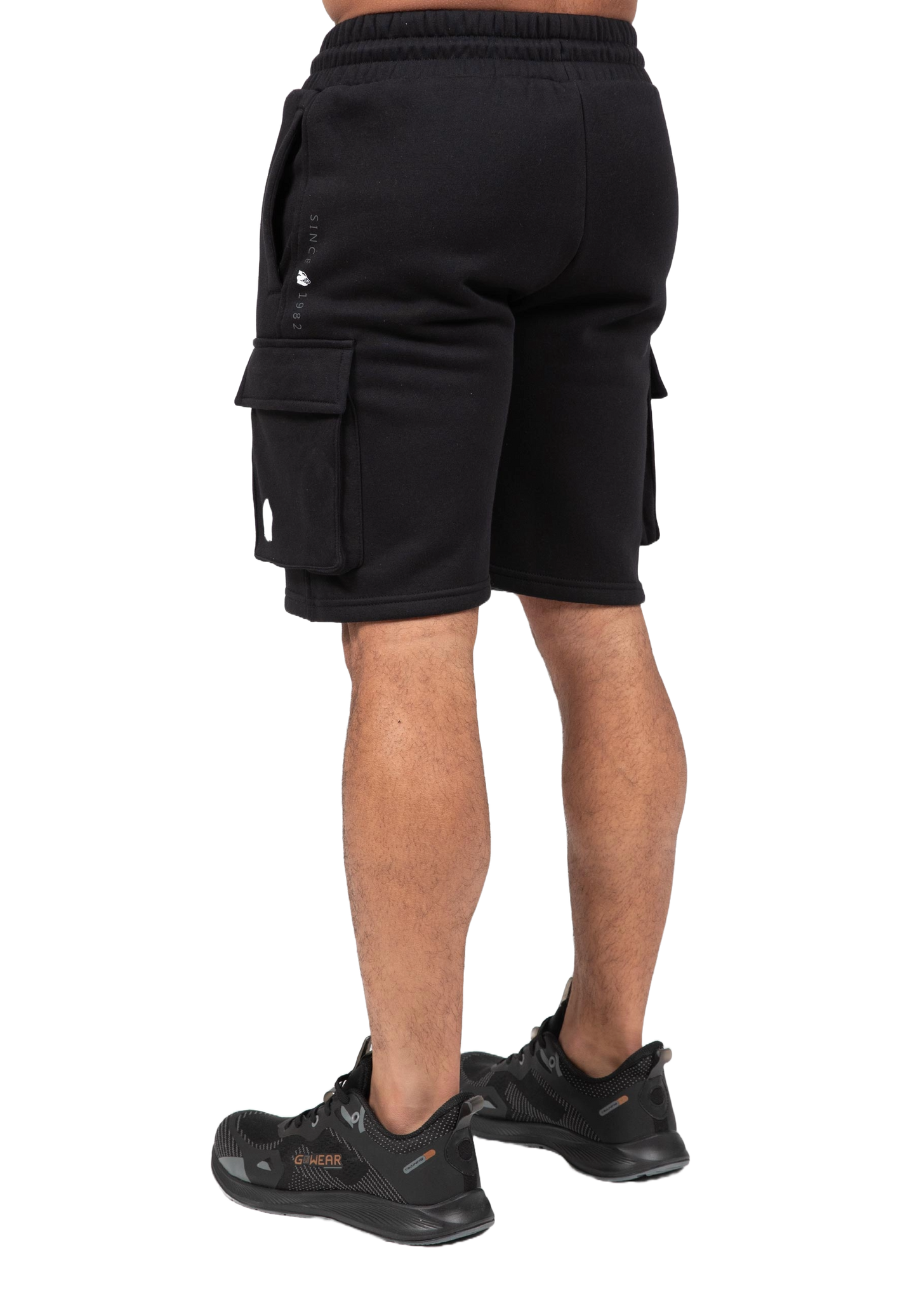 Gorilla Wear Hudson Cargo Sweat Shorts, black