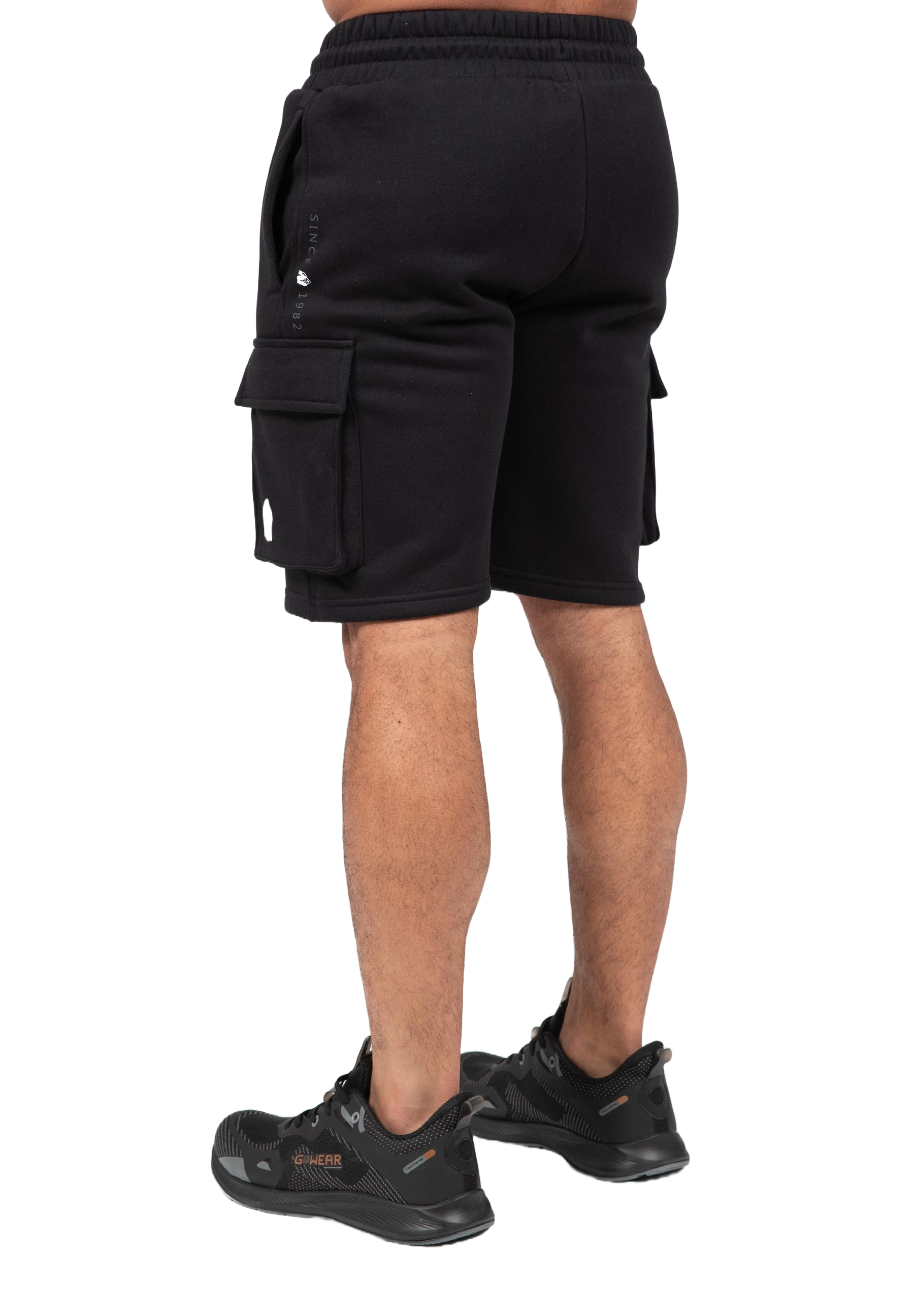 Gorilla Wear Hudson Cargo Sweat Shorts, black