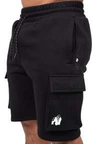 Gorilla Wear Hudson Cargo Sweat Shorts, black