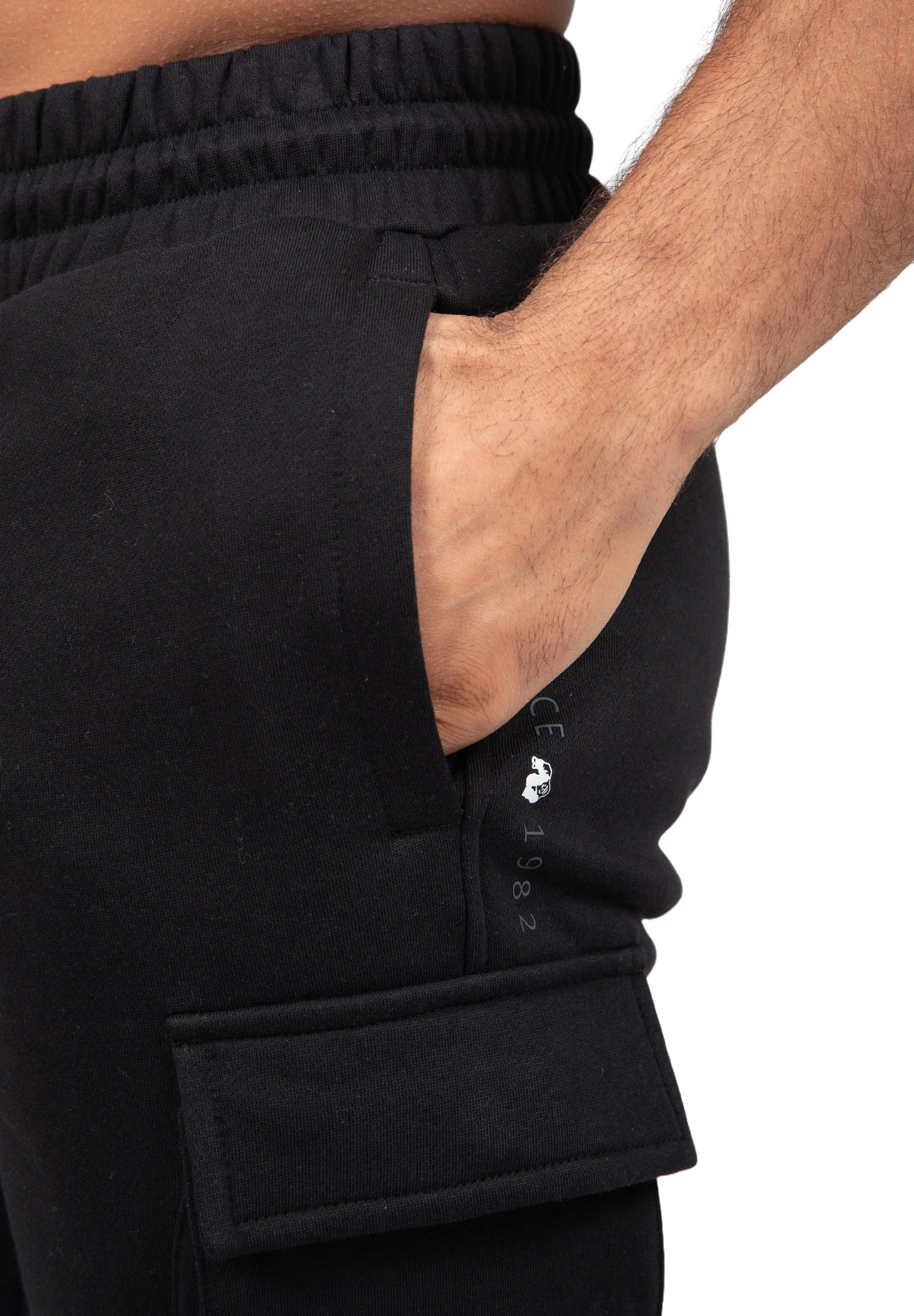 Gorilla Wear Hudson Cargo Sweat Shorts, black