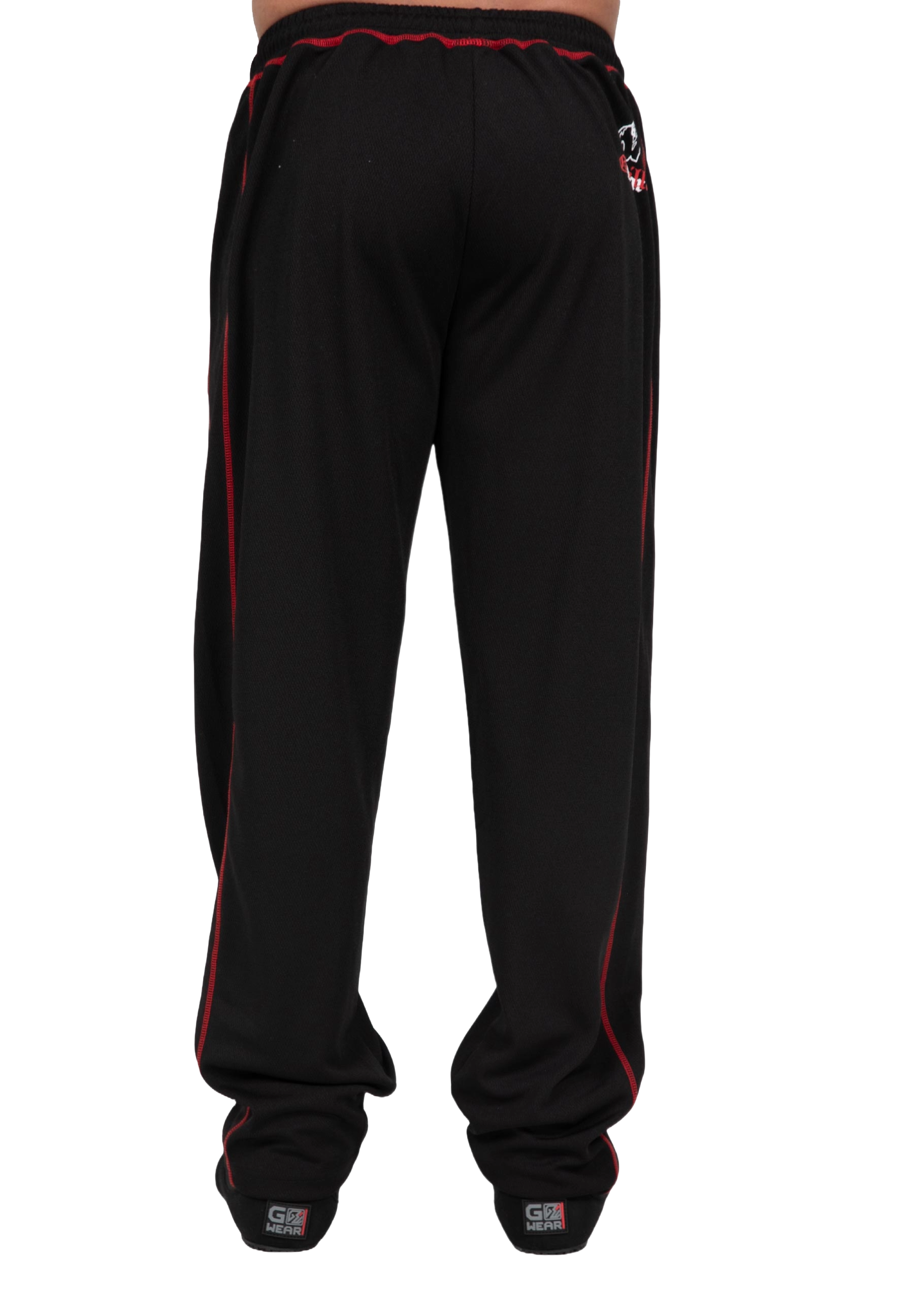 Gorilla Wear Marlow Mesh Pants, black/red