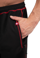 Gorilla Wear Marlow Mesh Pants, black/red