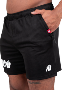 Gorilla Wear Miles Mesh Shorts, black