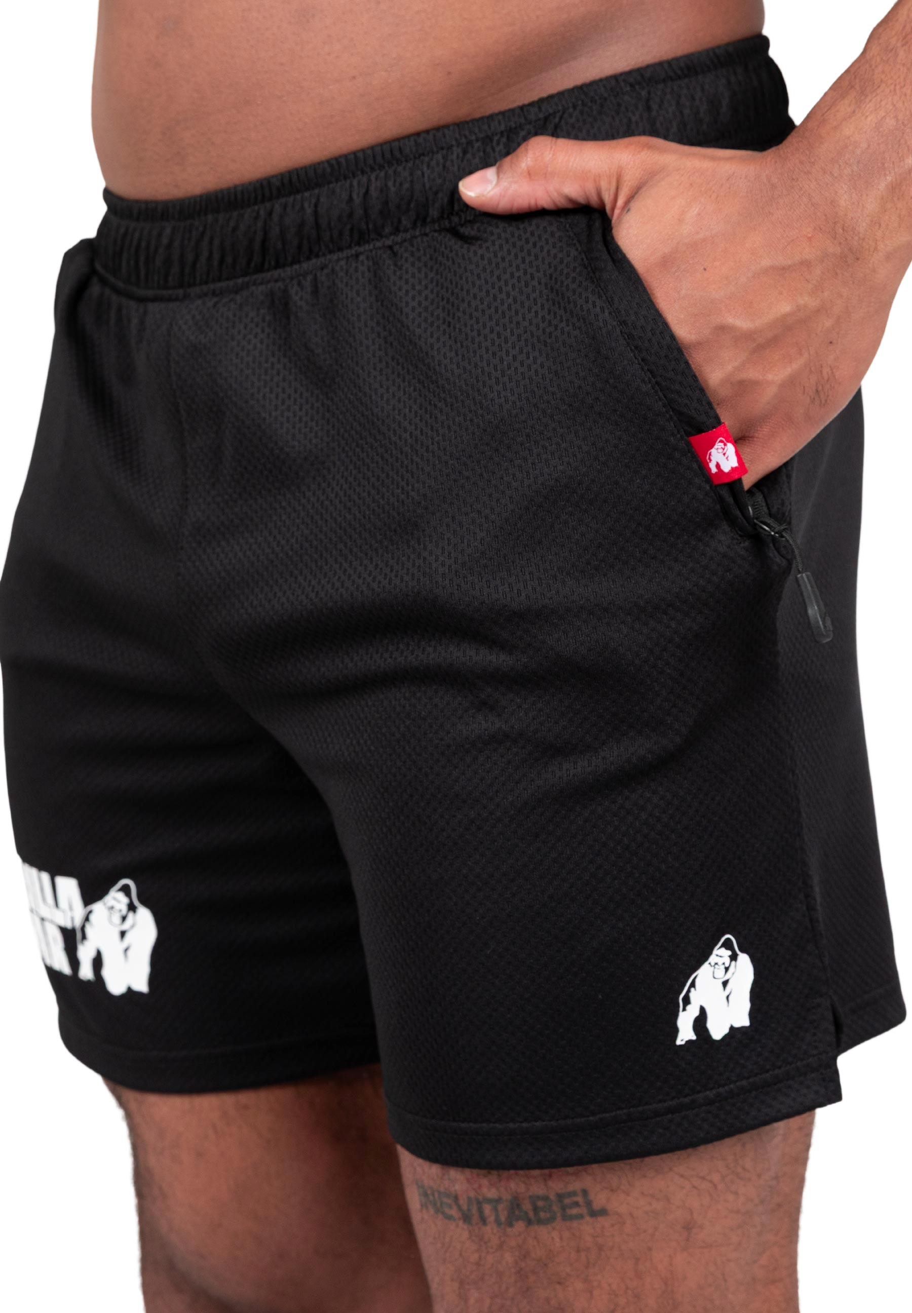 Gorilla Wear Miles Mesh Shorts, black