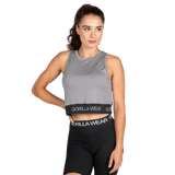 Gorilla Wear Colby Cropped Tank Top, grey