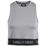 Gorilla Wear Colby Cropped Tank Top, grey