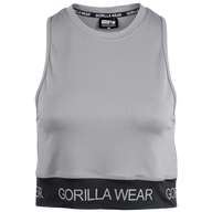 Gorilla Wear Colby Cropped Tank Top, grey