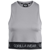 Gorilla Wear Colby Cropped Tank Top, grey