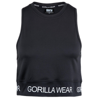 Gorilla Wear Colby Cropped Tank Top, black