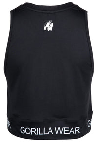 Gorilla Wear Colby Cropped Tank Top, black