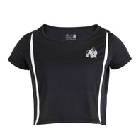 Gorilla Wear Columbia Crop Top, black/white