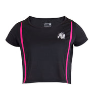 Gorilla Wear Columbia Crop Top, black/pink