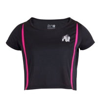 Gorilla Wear Columbia Crop Top, black/pink