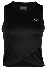 Gorilla Wear Estelle Twisted Crop Top, black