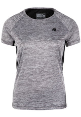 Gorilla Wear Monetta Performance T-Shirt, grey melange/black